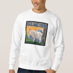 Glacier nationalpark Getter Lång Ärmad Tröja