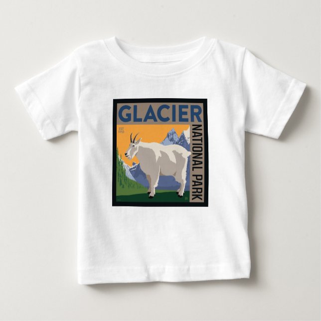 Glacier nationalpark | Getter T Shirt (Framsida)