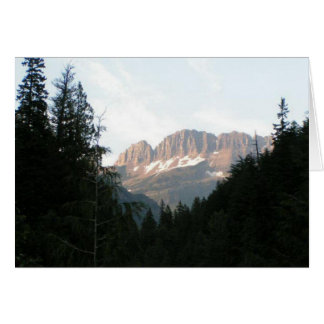 Glacier nationalpark hälsningskort