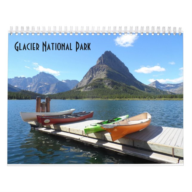 Glacier nationalpark kalender (Omslag)