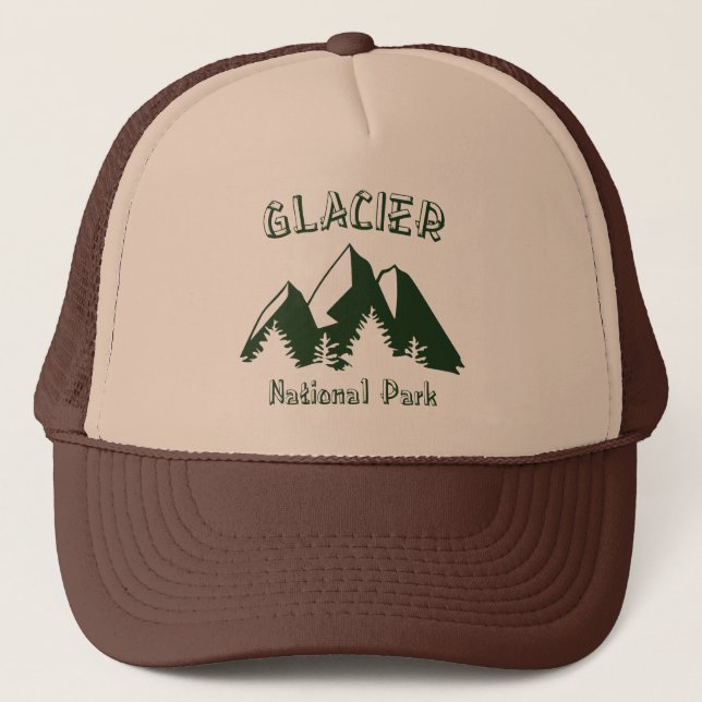 Glacier nationalpark keps (Framsida)
