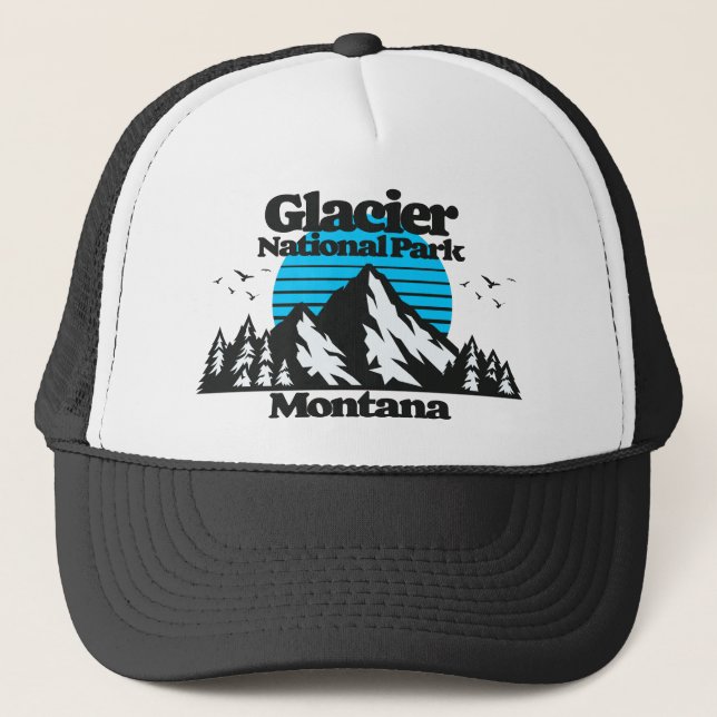 Glacier nationalpark keps (Framsida)