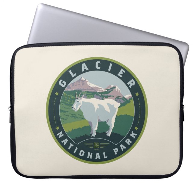 Glacier nationalpark laptop fodral (Framsidan)