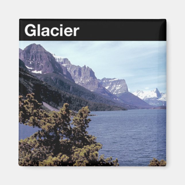 Glacier nationalpark magnet (Framsidan)