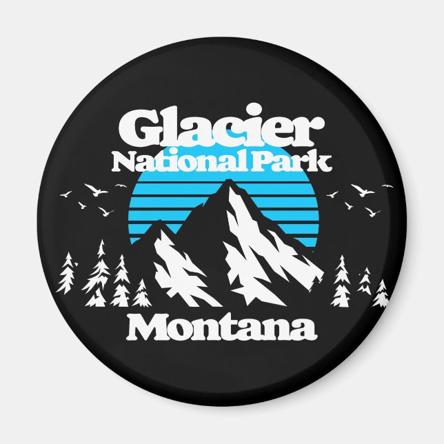 Glacier nationalpark magnet (Framsidan)