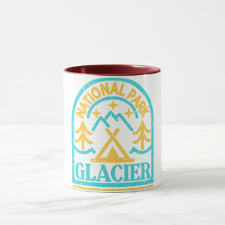 Glacier nationalpark Monoline Mugg