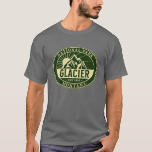 Glacier nationalpark Montana Hike utomhus T Shirt