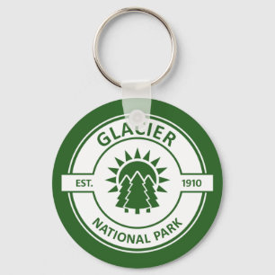 Glacier nationalpark nyckelring
