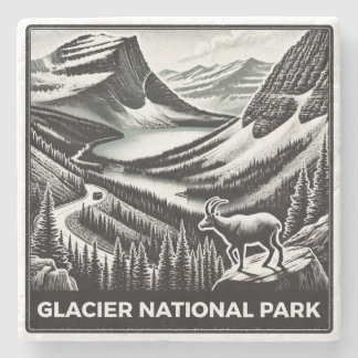 Glacier nationalpark stenunderlägg