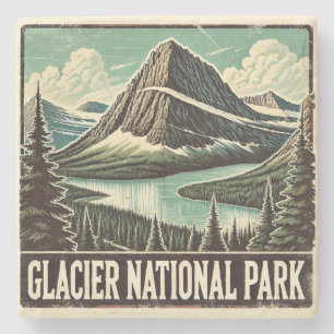 Glacier nationalpark stenunderlägg