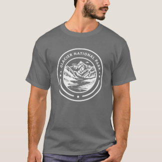 Glacier nationalpark t shirt