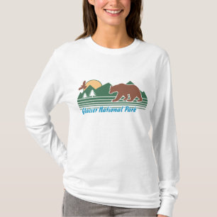 Glacier nationalpark t shirt