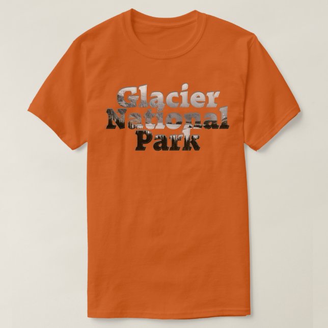 Glacier nationalpark t shirt (Design framsida)