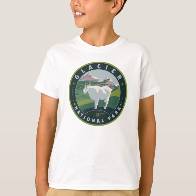 Glacier nationalpark t shirt (Framsida)