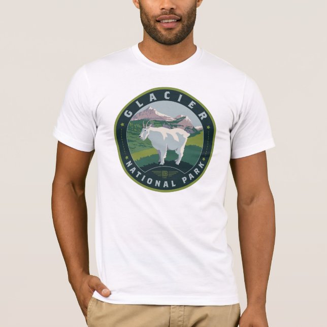 Glacier nationalpark t shirt (Framsida)