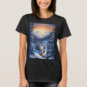 Glacier nationalpark t shirt
