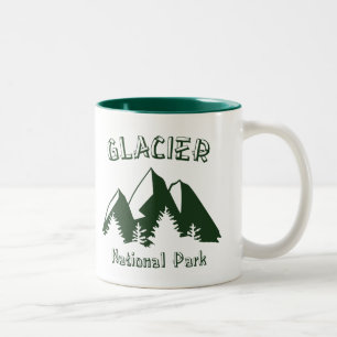 Glacier nationalpark Två-Tonad mugg