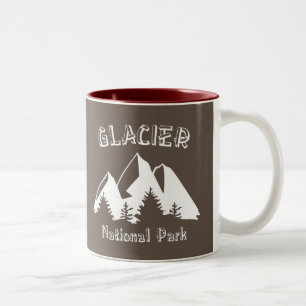 Glacier nationalpark Två-Tonad mugg