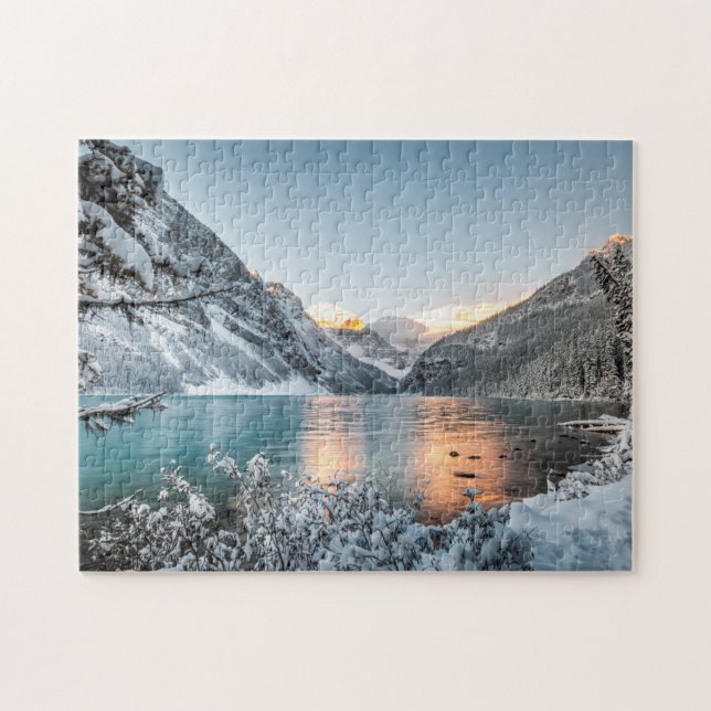 Glacier Park Vinter Pussel (Horisontell)