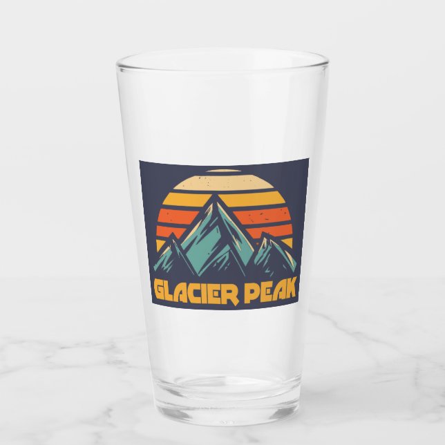 Glacier Peak Retro Turkos Glaskopp (Framsida)