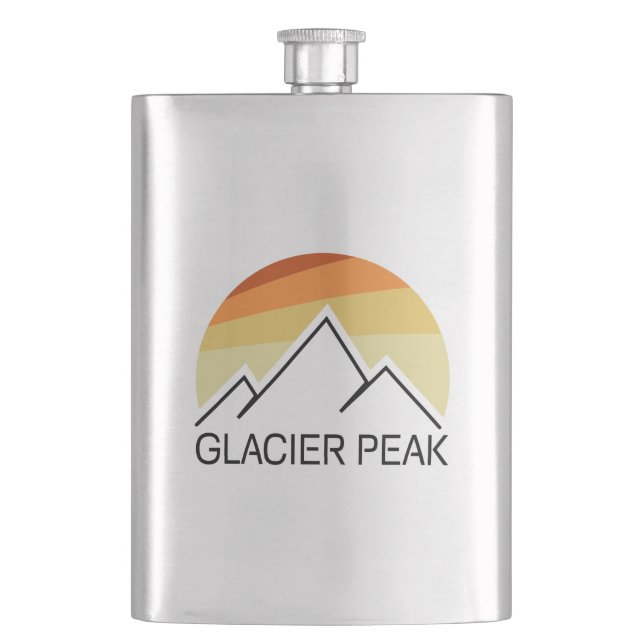Glacier Peak Washington Retro Fickplunta (Framsidan)
