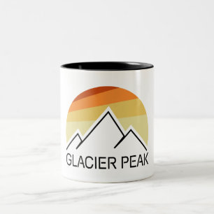 Glacier Peak Washington Retro Två-Tonad Mugg