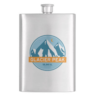 Glacier Peak Washington Stars Måne Fickplunta