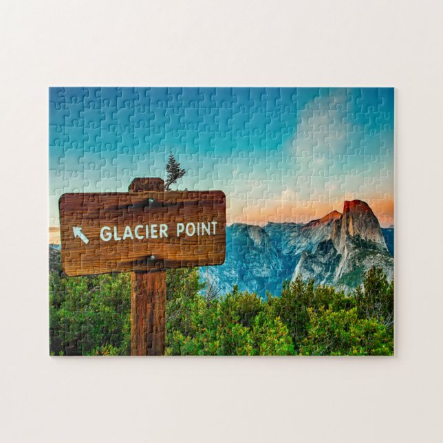 Glacier Point California. Pussel (Horisontell)