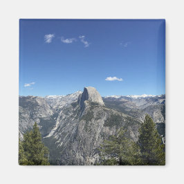 Glacier Point halva Dome Yosemite Färg Photo Magnet