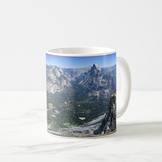 Glacier Point Panorama - Yosemite Valley Kaffemugg (Framsida höger)