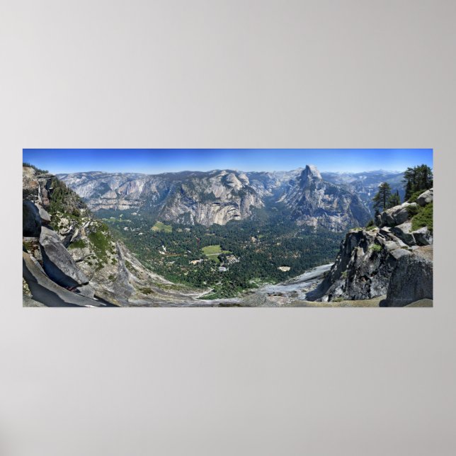 Glacier Point Panorama - Yosemite Valley Poster (Framsidan)