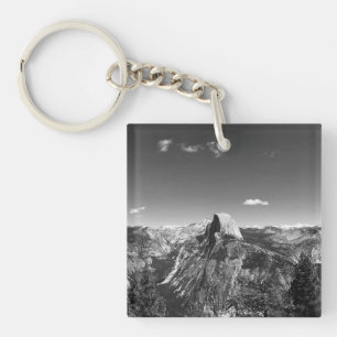Glacier Point Yosemite Svart och Vitt Fotografi