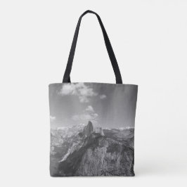 Glacier Point Yosemite Svart och Vitt Totalt Bag Tygkasse