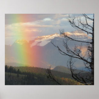 Glacier Rainbow Poster