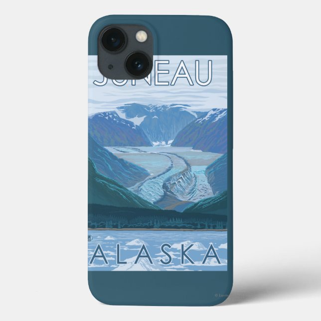 Glacier Scene - Juneau, Alaska (Baksida)