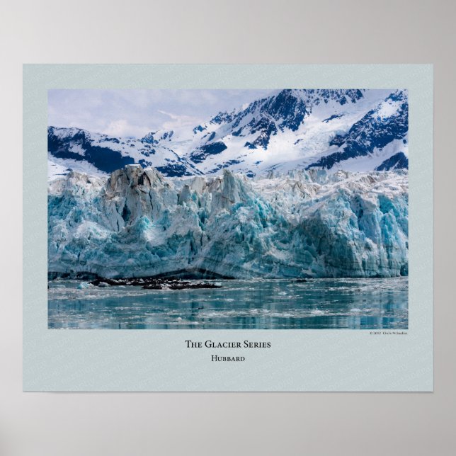 Glacier Series - Hubbard 272 Poster (Framsidan)