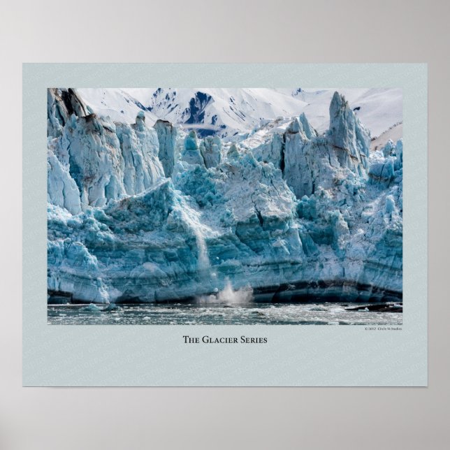 Glacier Series - Hubbard 527 Poster (Framsidan)