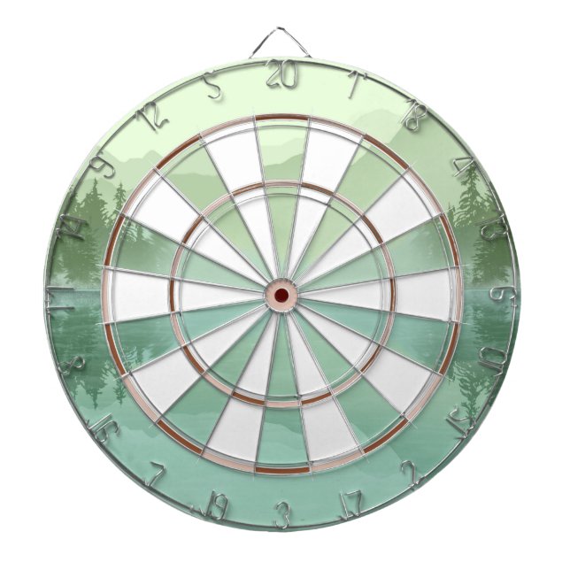 Glacier Sjö i Rocky mountains Darttavla (Framsidan)