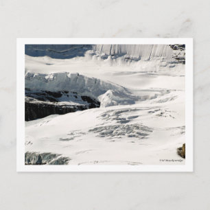 Glacier Snö-vykort Vykort