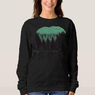 Glacier Us nationalpark Bear Träd Montana Travel T Shirt