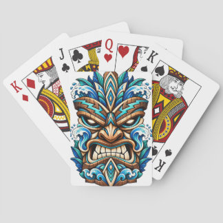 Glacier Wave Tiki-masker spelkort