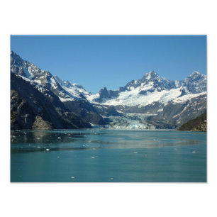 GlacierMatat Vatten i Alaska Fototryck