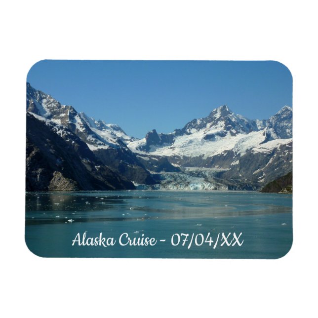 GlacierMatat Vatten i Alaska Magnet (Horisontell)