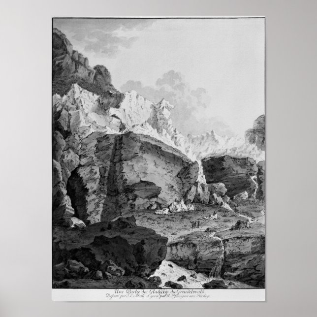 Glaciers of Grindelwald Poster (Framsidan)