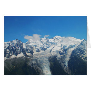 Glaciers on Mont Blanc Hälsningskort