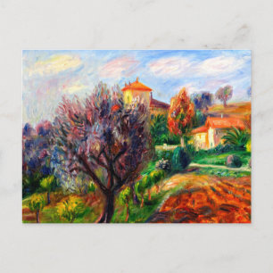 Glackens - Hillside with Olive Träd Vykort