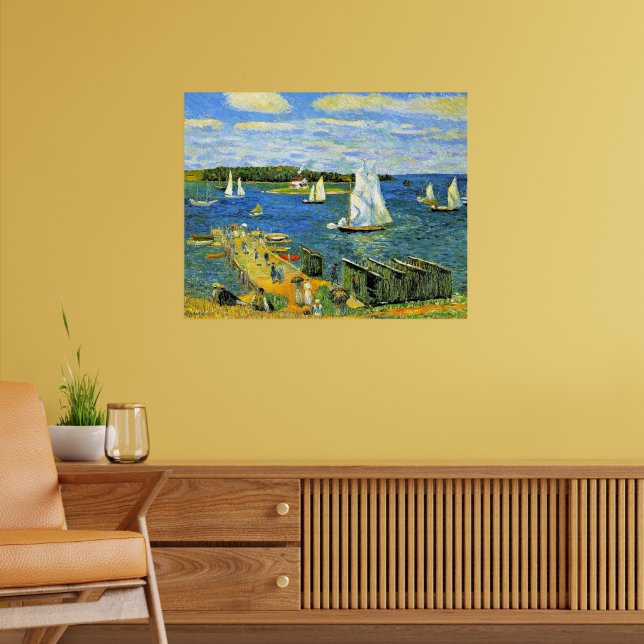 Glackens - Mahone Bay, bra art. Poster (Vardagsrum 2)