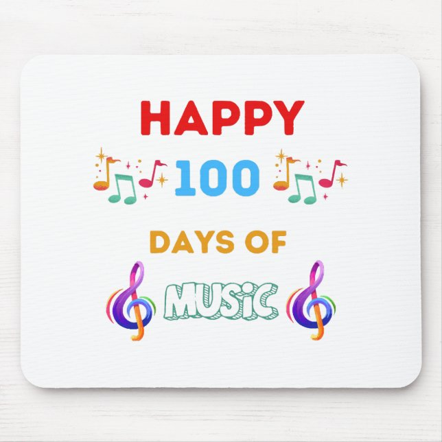 Glad 100 dagar av musik musmatta (Framsidan)