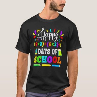 Glad 100 dagars skola 100:e matteekvationen lär t shirt
