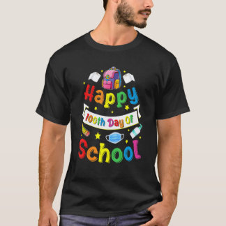 Glad 100 dagars skola för lärare och elever t shirt
